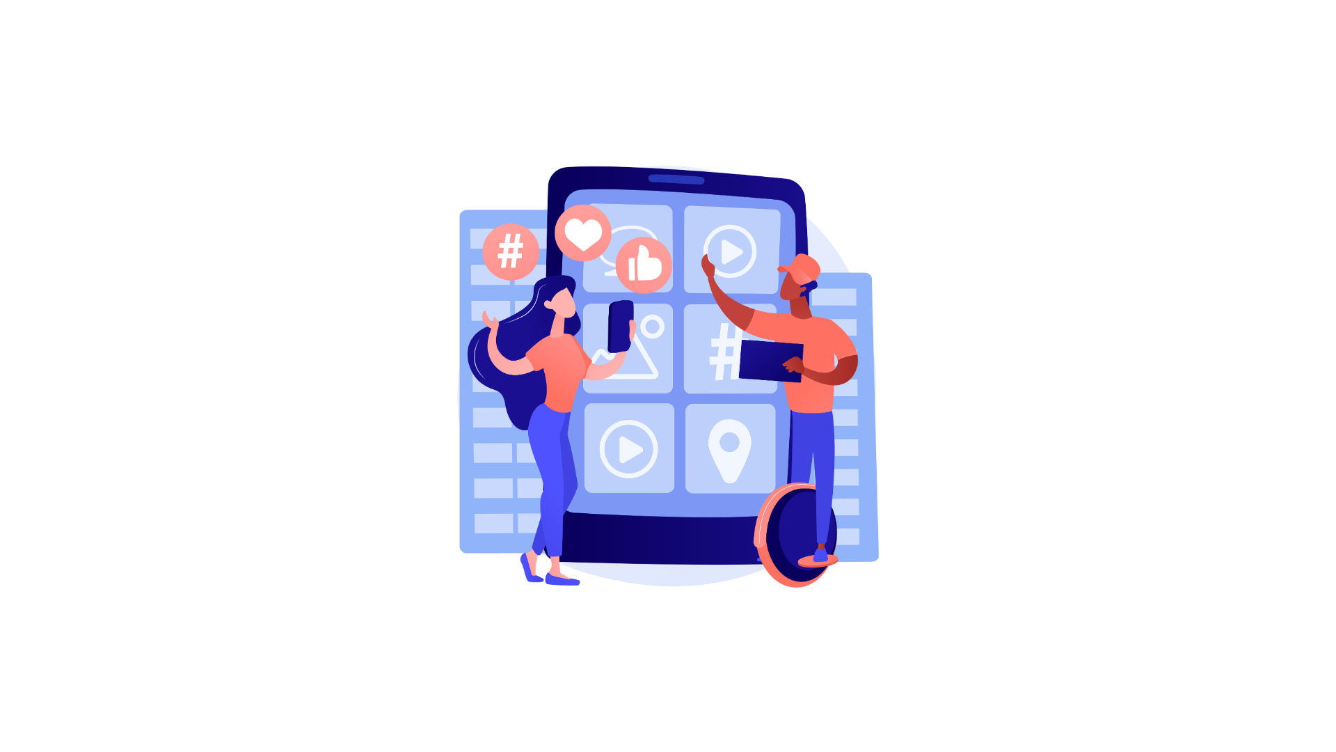 Gestione di pagine social